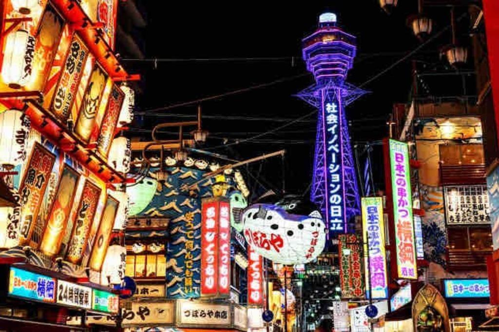 Wutong-40 Minutes Direct To Kansai Airport And 5 Minute Walk To Jr Or Subway Or Nankai Line And 1 Minute To Tsutenkaku The Landmark Of Osaka And Many Japanese Bistros Nearby Esterno foto